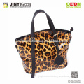 2015 fashion Europe Style Classic leopard print structure ladies fancy handbag